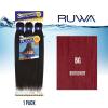 imageSensationnel Ruwa prestretched braiding hair  3x 36 inch water repellent kanekalon fast dry synthetic sports itch free 1 pack 1 JETBLACKBG BURGANDY