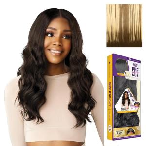 imageSensationnel Butta Lace Precut Wigs  Unit 13 Glueless Extra Wide 5 Inch Deep Parting Synthetic Pre Tweezed Smaller Knot Hairline 1 JETBLACKBALAYAGELIGHTASHBLONDE