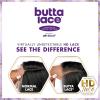 imageSensationnel Butta Lace Hhm Wigs  Straight 26 Inch Human Hair Blend Extra Wide 5 Inch Parting Preplucked Hairline Glueless Lacefront T4WINET4WINE