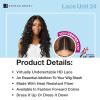 imageSensationnel Dashly Lace Front Wig  Unit 29 Hand Tied Laceparting Ear to Ear Synthetic T627613T627613