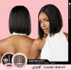 imageSensationnel Pearlish 2X6 Lace Wig  Classic Bob 10 Inch Behind The Hairline Glueless Bleached Knots And Preplucked Soft Remy Hair NATURALNATURAL