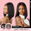 imageSensationnel Pearlish 2X6 Lace Wig  Classic Bob 12 Inch Behind The Hairline Glueless Bleached Knots And Preplucked Soft Remy Hair NATURALNATURAL