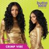 imageSensationnel Butta Lace Wigs  Crimp Vibe Extra Wide 5 Inch Deep Parting Synthetic Preplucked Hairline Glueless Lacefront BALAYAGESUNKISSED