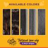 imageSensationnel Curls Kinksandco Kinkyedges Wig  Kinky Barrel Curl 12 Inch Y Part Lace Natural Kinkytexture Edged Hairline for Natural 3C to 4C Hair Textures 1 JETBLACK1 JETBLACK