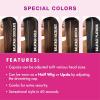 imageSensationnel Instant Weave Half Wig  24 Synthetic Blendwig Adjustable Drawstring for Seamless Hair Blending 1B OFFBLACK