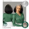 imageSensationnel Platinum Glow 13X6 Wigs  Celestine Lacefrontal Glueless human hair blend Preplucked Hairline 1 JETBLACKSTEELGRAY