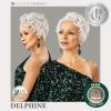 imageSensationnel Platinum Glow 13X6 Wigs  Delphine Lacefrontal Glueless human hair blend Preplucked Hairline 1 JETBLACKSILVERWHISPER