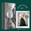 imageSensationnel Platinum Glow 13X6 Wigs  Delphine Lacefrontal Glueless human hair blend Preplucked Hairline 1 JETBLACKSILVERWHISPER