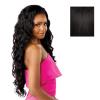 imageSensationnel Instant Weave Half Wig  24 Synthetic Blendwig Adjustable Drawstring for Seamless Hair Blending 1B OFFBLACK