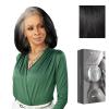 imageSensationnel Platinum Glow 13X6 Wigs  Celestine Lacefrontal Glueless human hair blend Preplucked Hairline 1 JETBLACK1 JETBLACK