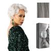 imageSensationnel Platinum Glow 13X6 Wigs  Delphine Lacefrontal Glueless human hair blend Preplucked Hairline 1 JETBLACKSILVERSTORM