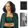 imageSensationnel Platinum Glow 13X6 Wigs  Josephine Lacefrontal Glueless human hair blend Preplucked Hairline 1 JETBLACKSLATEGRAY