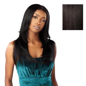 imageSensationnel 15A 5X5 Lace Frontalwigs  Straight Human Hair 15A Unprocessed Glueless Preplucked Hairline 20 inch NATURALNATURAL