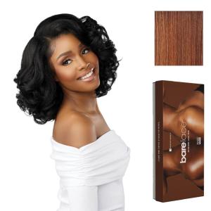 imageSensationnel Bare Lace 13X6 Wigs  Unit 19 Lacefrontal Glueless Synthetic 180 Degree Preplucked Hairline 1 JETBLACKFLAMBOYAGEAUBURN