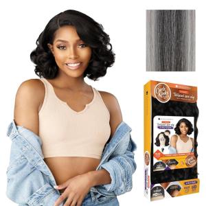 imageSensationnel Curls Kinksandco Kinkyedges Wig  Kinky Barrel Curl 12 Inch Y Part Lace Natural Kinkytexture Edged Hairline for Natural 3C to 4C Hair Textures 1 JETBLACKHL3451