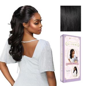 imageSensationnel Glamora Lace Front Wigs  Glam Unit 1 13x4 Laceparting Ready to Wear Synthetic Preplucked Hairline Glueless Lacefront 1 JETBLACK