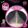 imageSensationnel Shearmuse Festigal Lacewig  Dazzle Gal Glueless Ypart Laceparting Hand Tied Ready to Wear Synthetic Prestyled Units BLEACHBLONDESILVERBLONDE