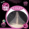imageSensationnel Shearmuse Festigal Lacewig  Diamond Gal Glueless Ypart Laceparting Hand Tied Ready to Wear Synthetic Prestyled Units BLACKBLACK