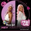 imageSensationnel Shearmuse Festigal Lacewig  Flower Gal Glueless Ypart Laceparting Hand Tied Ready to Wear Synthetic Prestyled Units BUBBLEGUMLILAC