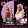 imageSensationnel Shearmuse Festigal Lacewig  Flower Gal Glueless Ypart Laceparting Hand Tied Ready to Wear Synthetic Prestyled Units BUBBLEGUMLILAC