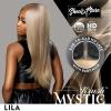 imageSensationnel Shearmuse Mystic Krush Lacewig  Lila Glueless Synthetic Preplucked Hairline Deep Laceparting Hand Tied MUSHROOMBROWNSMOKYVIOLET