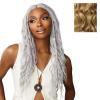imageSensationnel Shearmuse Festigal Lacewig  Dazzle Gal Glueless Ypart Laceparting Hand Tied Ready to Wear Synthetic Prestyled Units BLEACHBLONDEDIRTYBLONDE