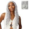 imageSensationnel Shearmuse Festigal Lacewig  Dazzle Gal Glueless Ypart Laceparting Hand Tied Ready to Wear Synthetic Prestyled Units BLEACHBLONDESILVERBLONDE