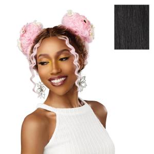 imageSensationnel Shearmuse Festigal Lacewig  Bubble Gal Full Center Laceparting Hand Tied Ready to Wear Synthetic Prestyled Units BLACKBLACK