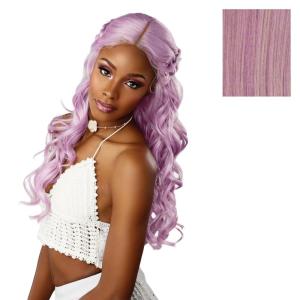 imageSensationnel Shearmuse Festigal Lacewig  Flower Gal Glueless Ypart Laceparting Hand Tied Ready to Wear Synthetic Prestyled Units BUBBLEGUMLILAC