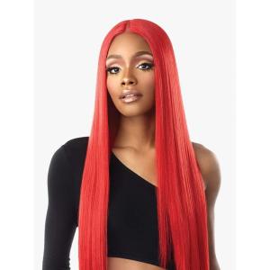 imageShear Muse Sensationnel lace front wig  lace front salisha CRIMSONRED