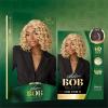 imageSensationnel Chicbob Lace Frontwig  Lob Unit 9 Face Framing Glueless Wig Wide 5 Inch Deep Part Synthetic Preplucked Hairline 1 JETBLACK1 JETBLACK