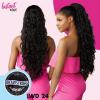 imageSensationnel Instant Weave Half Wig  24 Synthetic Blendwig Adjustable Drawstring for Seamless Hair Blending 1 JETBLACK1 JETBLACK