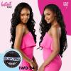 imageSensationnel Instant Weave Half Wig  24 Synthetic Blendwig Adjustable Drawstring for Seamless Hair Blending 1 JETBLACK1 JETBLACK