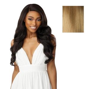 imageSensationnel Dashly Lace Front Wig  Unit 53 Hand Tied Laceparting Ear to Ear Synthetic 1 JETBLACKDIRTYBLONDE