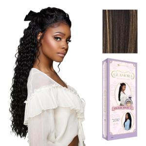 imageSensationnel Glamora Lace Front Wigs  Glam Unit 2 13x4 Laceparting Ready to Wear Synthetic Preplucked Hairline Glueless Lacefront 1 JETBLACKBALAYAGEGOLD