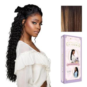 imageSensationnel Glamora Lace Front Wigs  Glam Unit 2 13x4 Laceparting Ready to Wear Synthetic Preplucked Hairline Glueless Lacefront 1 JETBLACKBALAYAGESUNKISSED