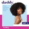 imageSensationnel Dashly Wig  Unit 15 Non Lace Cap Ready to Wear Ear to Ear Lacepart Synthetic 1 JETBLACK2 DARKBROWN