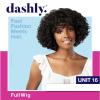 imageSensationnel Dashly Wig  Unit 16 Non Lace Cap Ready to Wear Ear to Ear Lacepart Synthetic 1 JETBLACK1B OFFBLACK