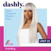 imageSensationnel Dashly Wig  Unit 22 Non Lace Cap Ready to Wear Ear to Ear Lacepart Synthetic 1 JETBLACKPLATINUMBLONDE