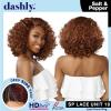 imageSensationnel Dashly Lace Saltandpepper Wig  Sp Unit 10 Hand Tied Laceparting Ear to Ear Synthetic 1 JETBLACKM51
