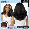 imageSensationnel Dashly Lace Saltandpepper Wig  Sp Unit 2 Hand Tied Laceparting Ear to Ear Synthetic 1 JETBLACKM44