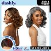 imageSensationnel Dashly Lace Saltandpepper Wig  Sp Unit 6 Hand Tied Laceparting Ear to Ear Synthetic 1 JETBLACKBALAYAGECOPPER