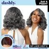 imageSensationnel Dashly Lace Saltandpepper Wig  Sp Unit 6 Hand Tied Laceparting Ear to Ear Synthetic 1 JETBLACKFLAMBOYAGECHOCOLATE