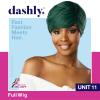imageSensationnel Dashly Wig  Unit 11 Non Lace Cap Ready to Wear Ear to Ear Lacepart Synthetic 1 JETBLACKDARKGREEN