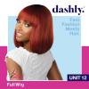 imageSensationnel Dashly Wig  Unit 12 Non Lace Cap Ready to Wear Ear to Ear Lacepart Synthetic 1 JETBLACKT2PURPLE