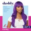 imageSensationnel Dashly Wig  Unit 13 Non Lace Cap Ready to Wear Ear to Ear Lacepart Synthetic 1 JETBLACKT2DARKGREEN