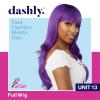 imageSensationnel Dashly Wig  Unit 13 Non Lace Cap Ready to Wear Ear to Ear Lacepart Synthetic 1 JETBLACKT2DARKGREEN