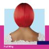 imageSensationnel Dashly Wig  Unit 14 Non Lace Cap Ready to Wear Ear to Ear Lacepart Synthetic 1 JETBLACKT2RED