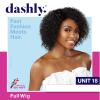 imageSensationnel Dashly Wig  Unit 18 Non Lace Cap Ready to Wear Ear to Ear Lacepart Synthetic 1 JETBLACKCOPPERRED