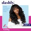 imageSensationnel Dashly Wig  Unit 21 Non Lace Cap Ready to Wear Ear to Ear Lacepart Synthetic 1 JETBLACKBALAYAGECOPPER